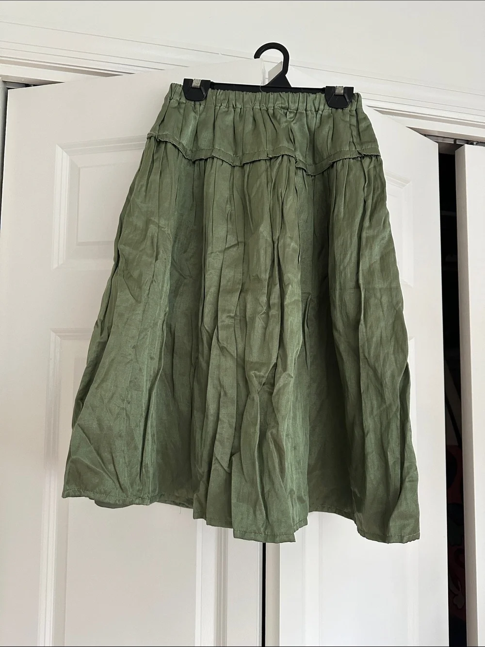 Zara Olive Green Girls' Skirt